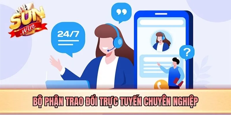 Bộ phận trao đổi trực tuyến chuyên nghiệp